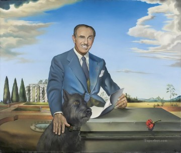 Abstracto famoso Painting - Retrato del coronel Jack Warner Surrealismo